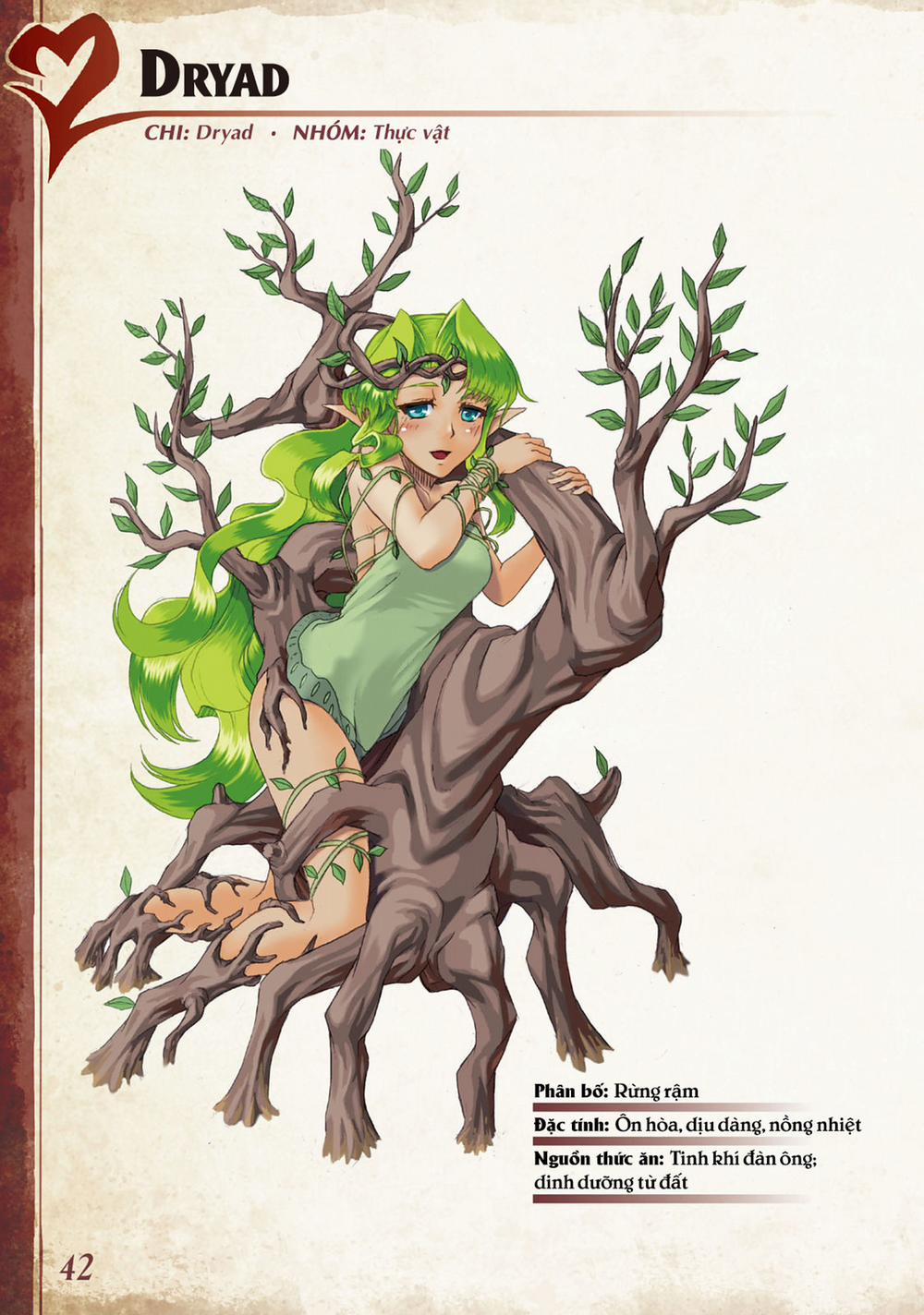 Bách khoa toàn thư Monster Girl 015: Dryad trang 0