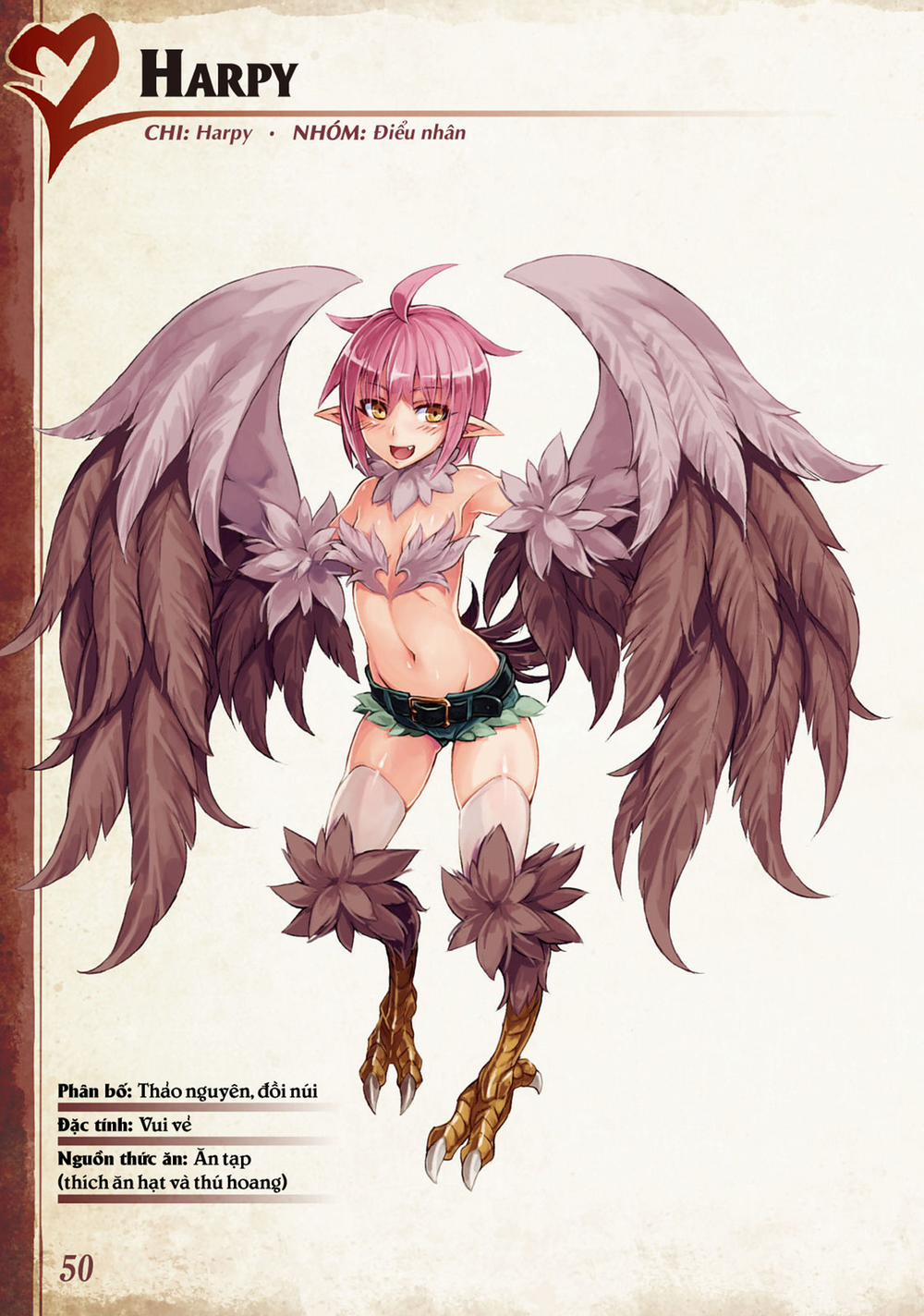 Bách khoa toàn thư Monster Girl 019: Harpy trang 0
