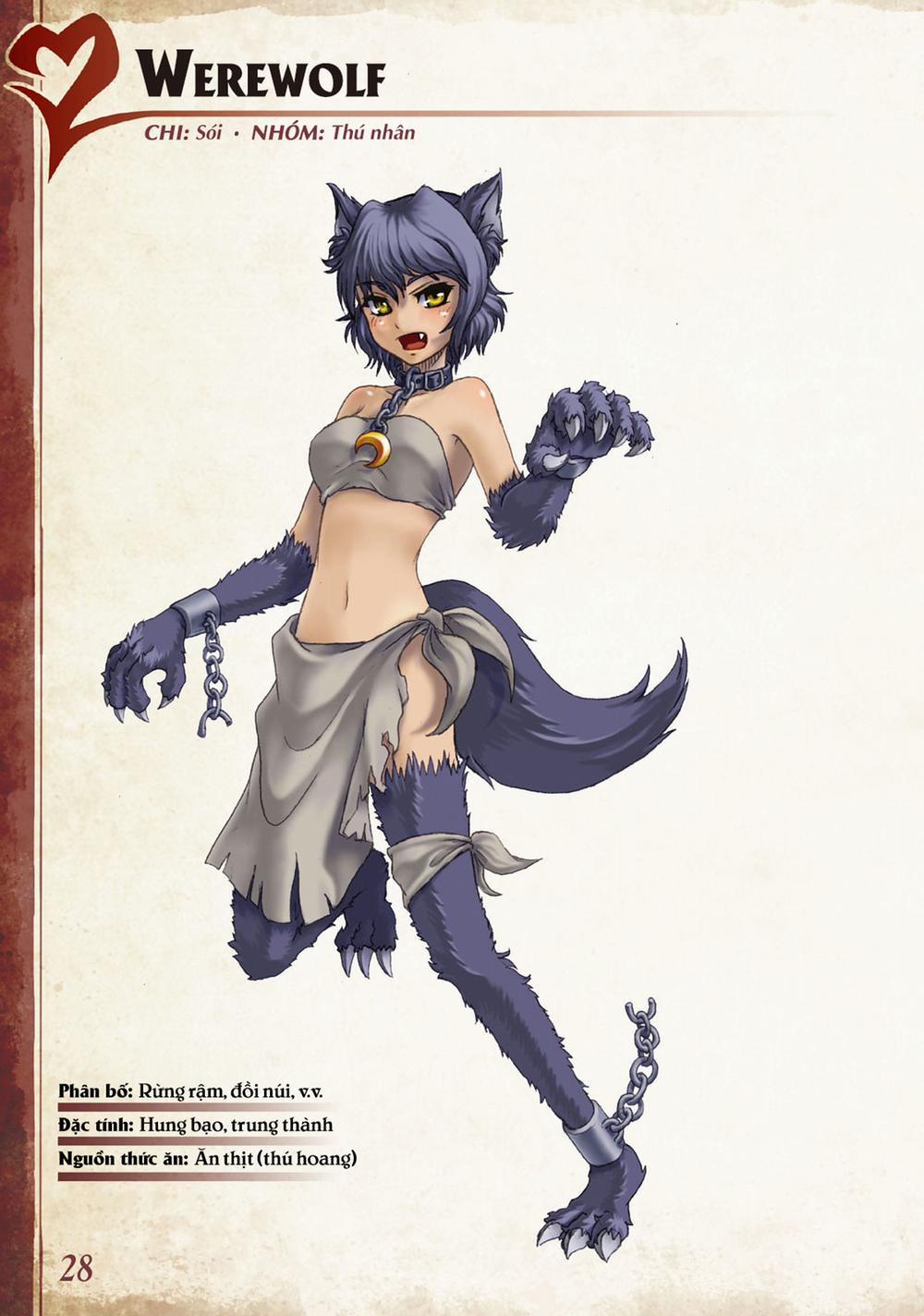 Bách khoa toàn thư Monster Girl 8 0 9 0 10 0 0 Werewolf, Werecat, Wererabbit và Weresheep trang 0