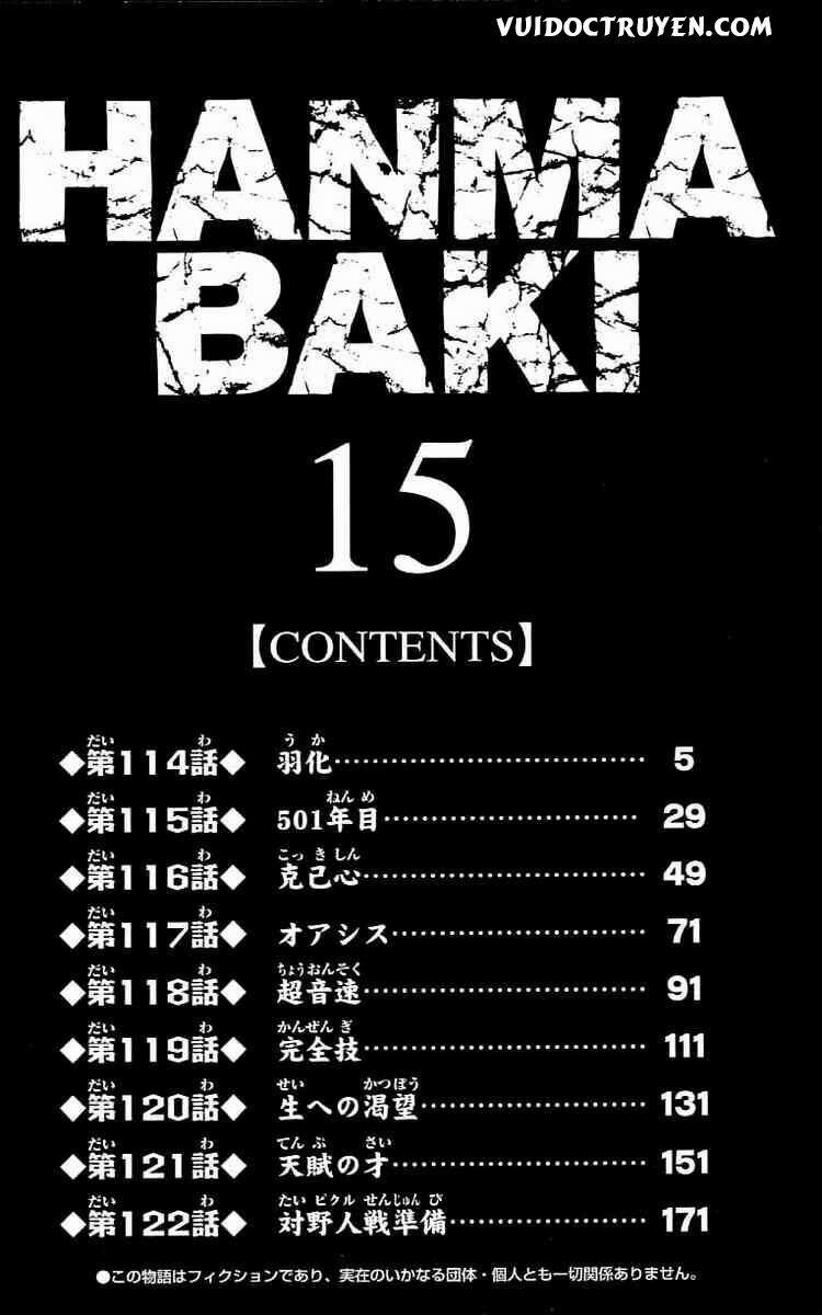 Baki - Son Of Ogre 114 trang 3