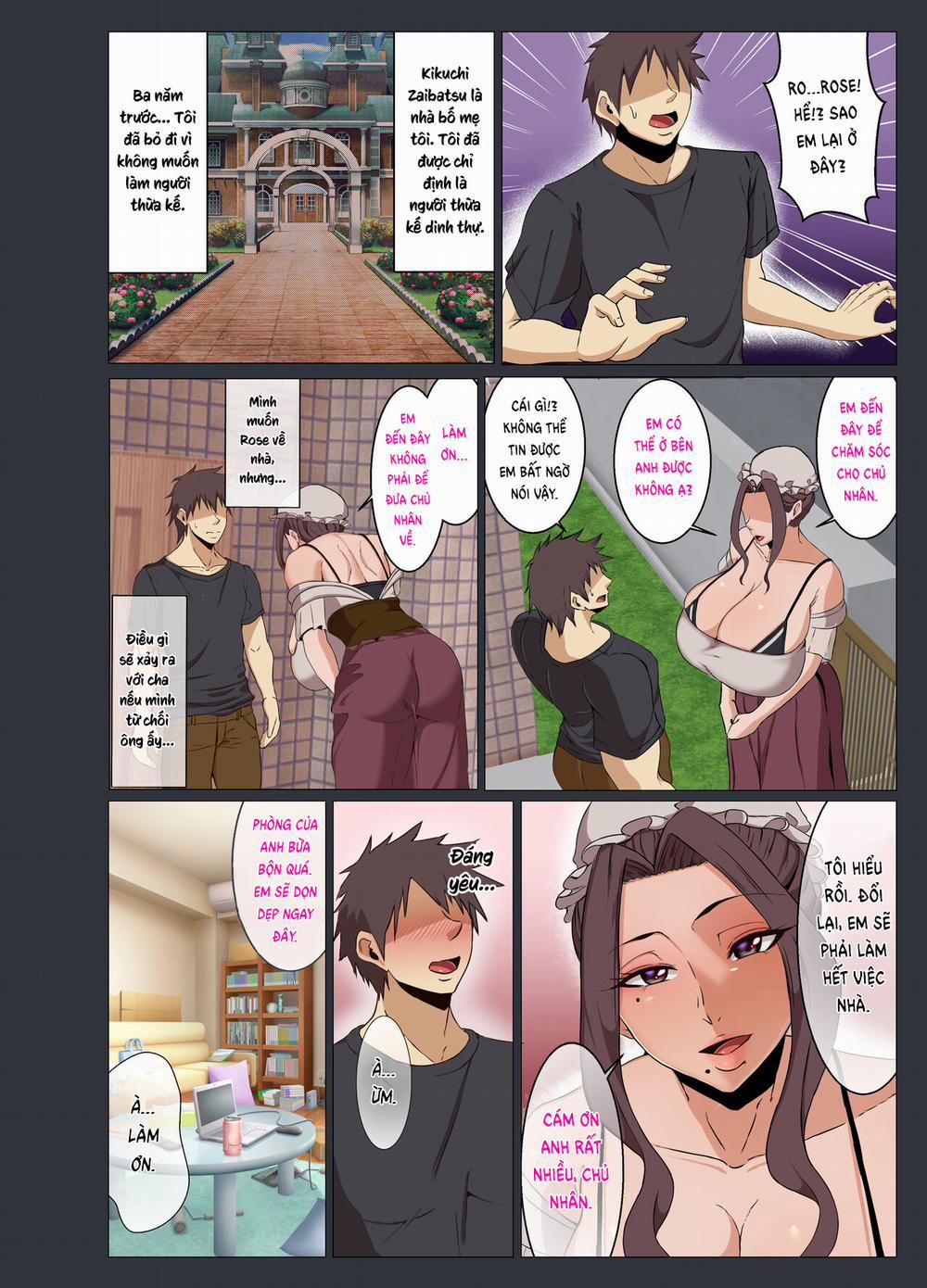 Bakunyu Maid Rose Oneshot trang 5