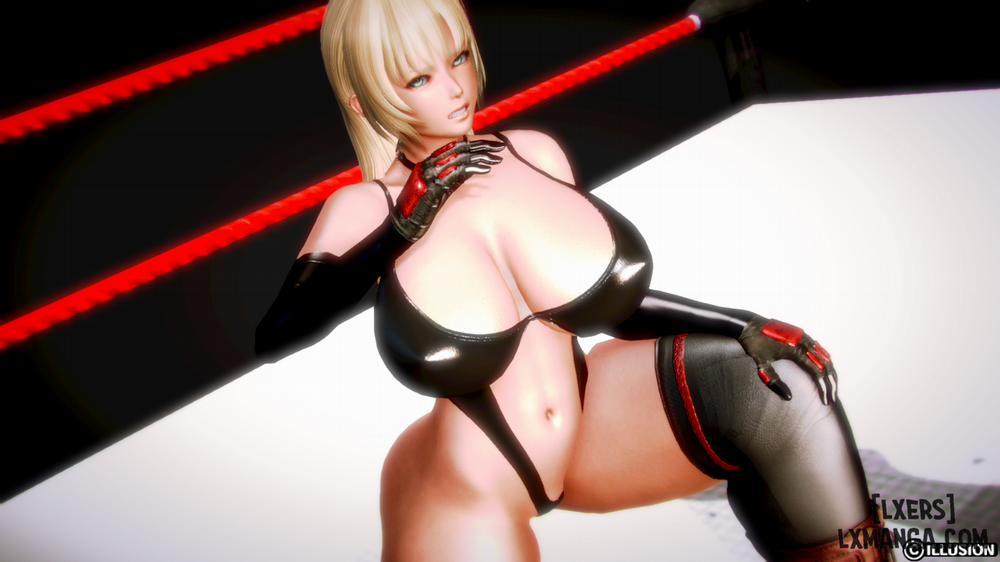 Bakunyuu Wrestler Tanetsuke Rape Oneshot trang 14