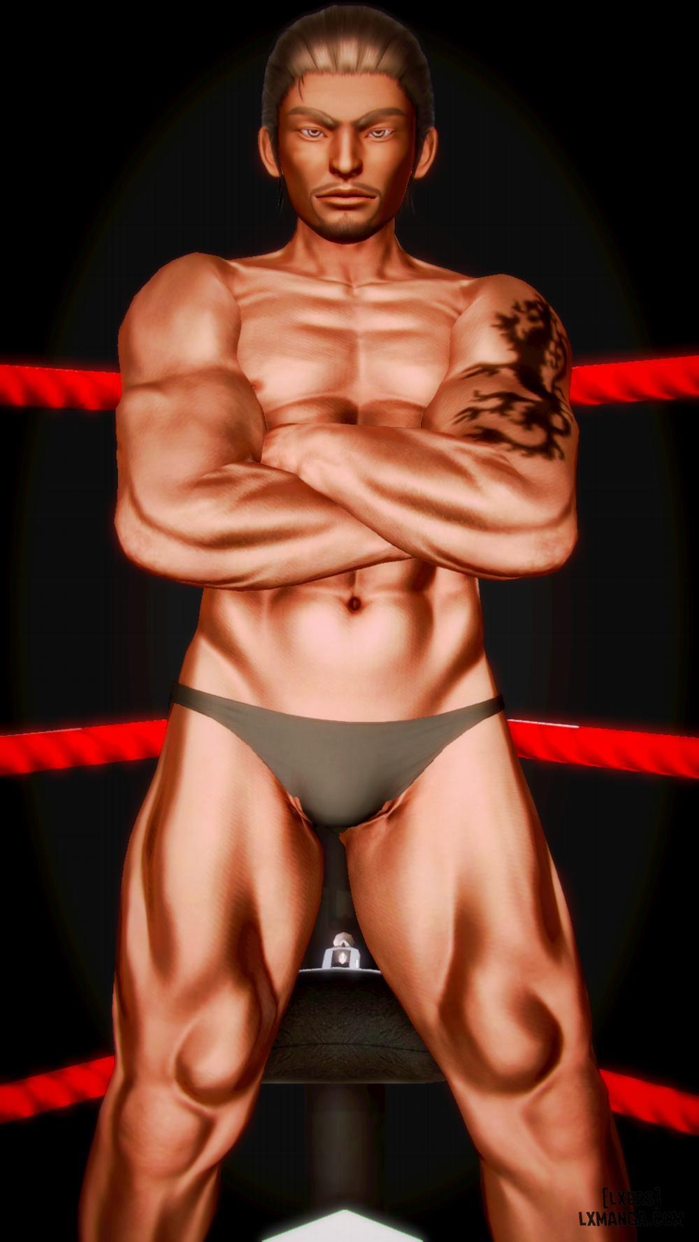 Bakunyuu Wrestler Tanetsuke Rape Oneshot trang 74