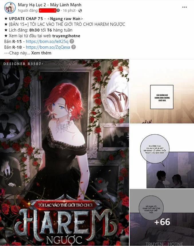 [Bản 15+] Tôi Lạc Vào Thế Giới Trò Chơi Harem Ngược 75.2 trang 1