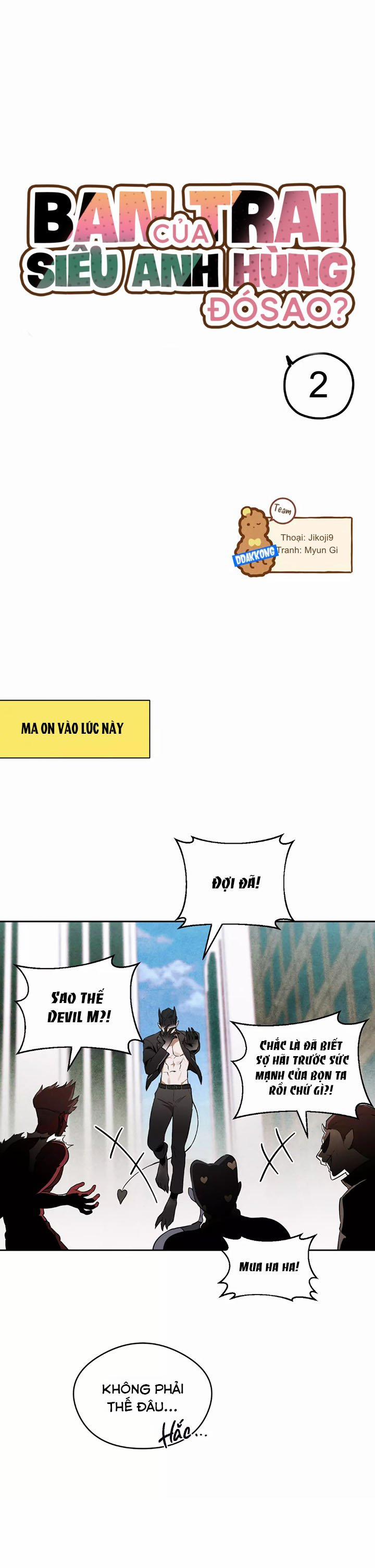 Bạn Trai Của Siêu Anh Hùng Đó Sao? 2 trang 2