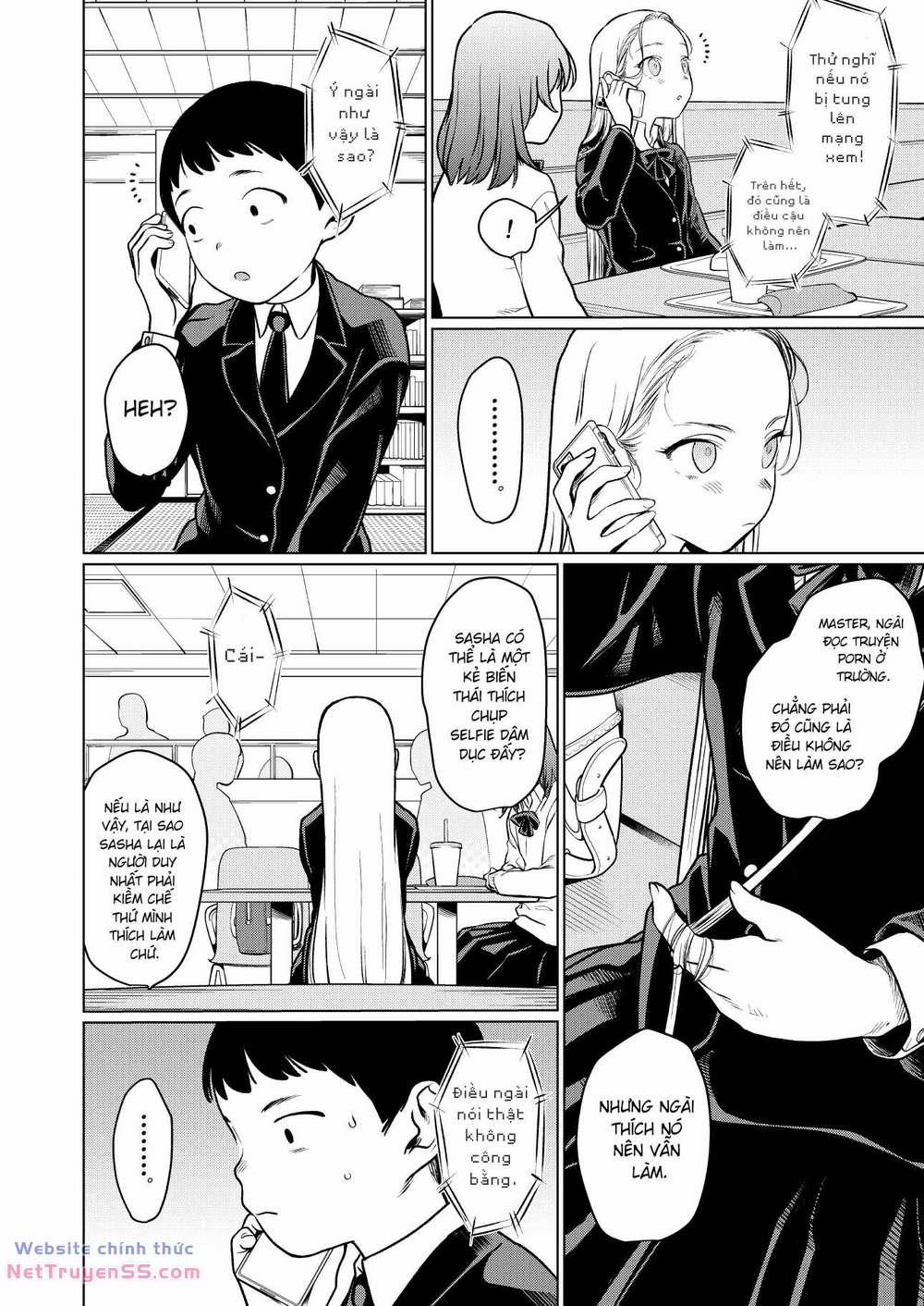 Bé Sơ Trung Sasha Và Thằng Bạn Otaku Cùng Lớp 13.5 trang 9