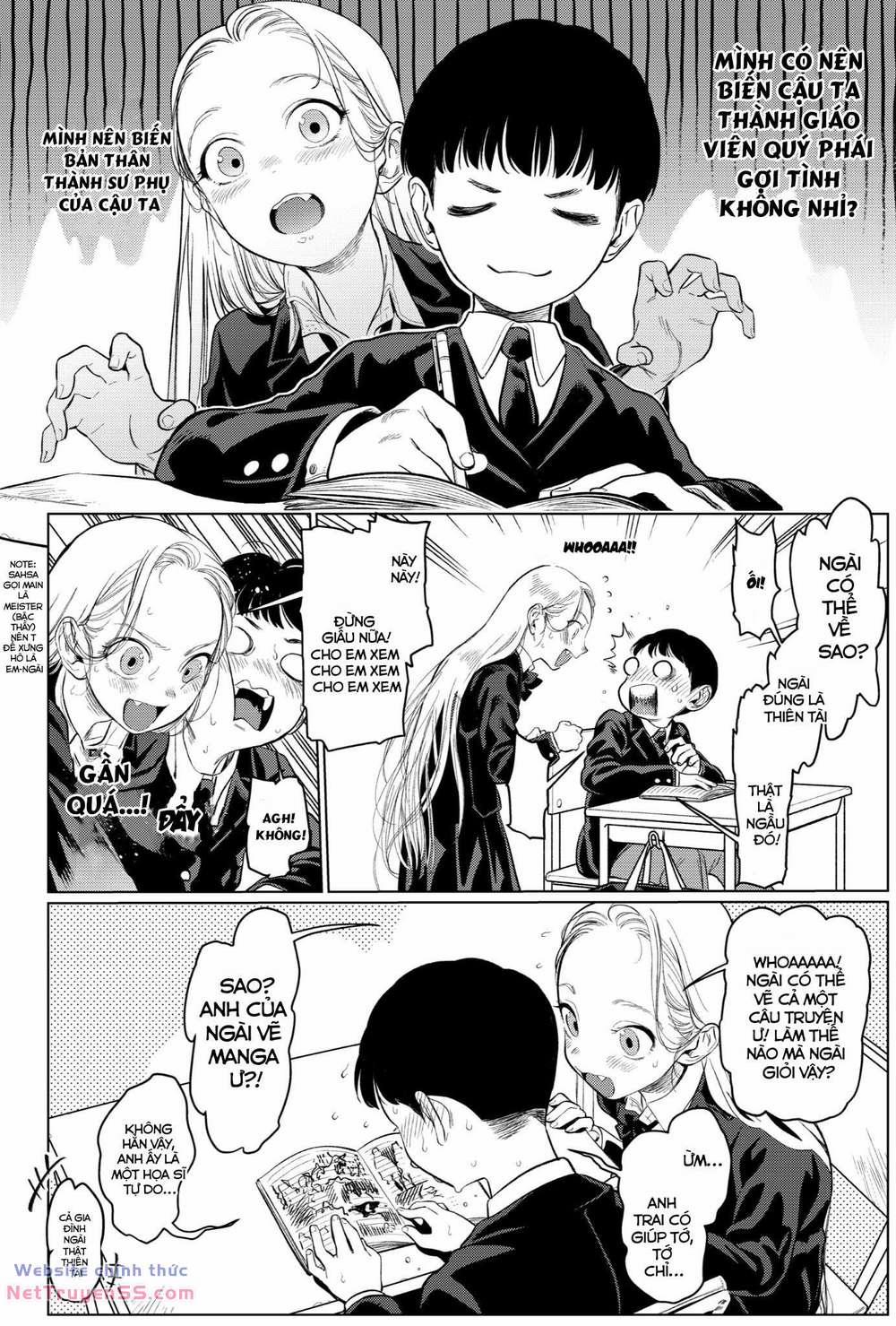 Bé Sơ Trung Sasha Và Thằng Bạn Otaku Cùng Lớp 3 trang 1