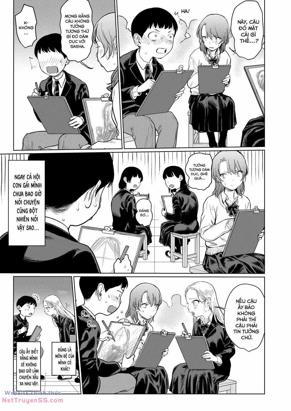 Bé Sơ Trung Sasha Và Thằng Bạn Otaku Cùng Lớp 8 trang 4