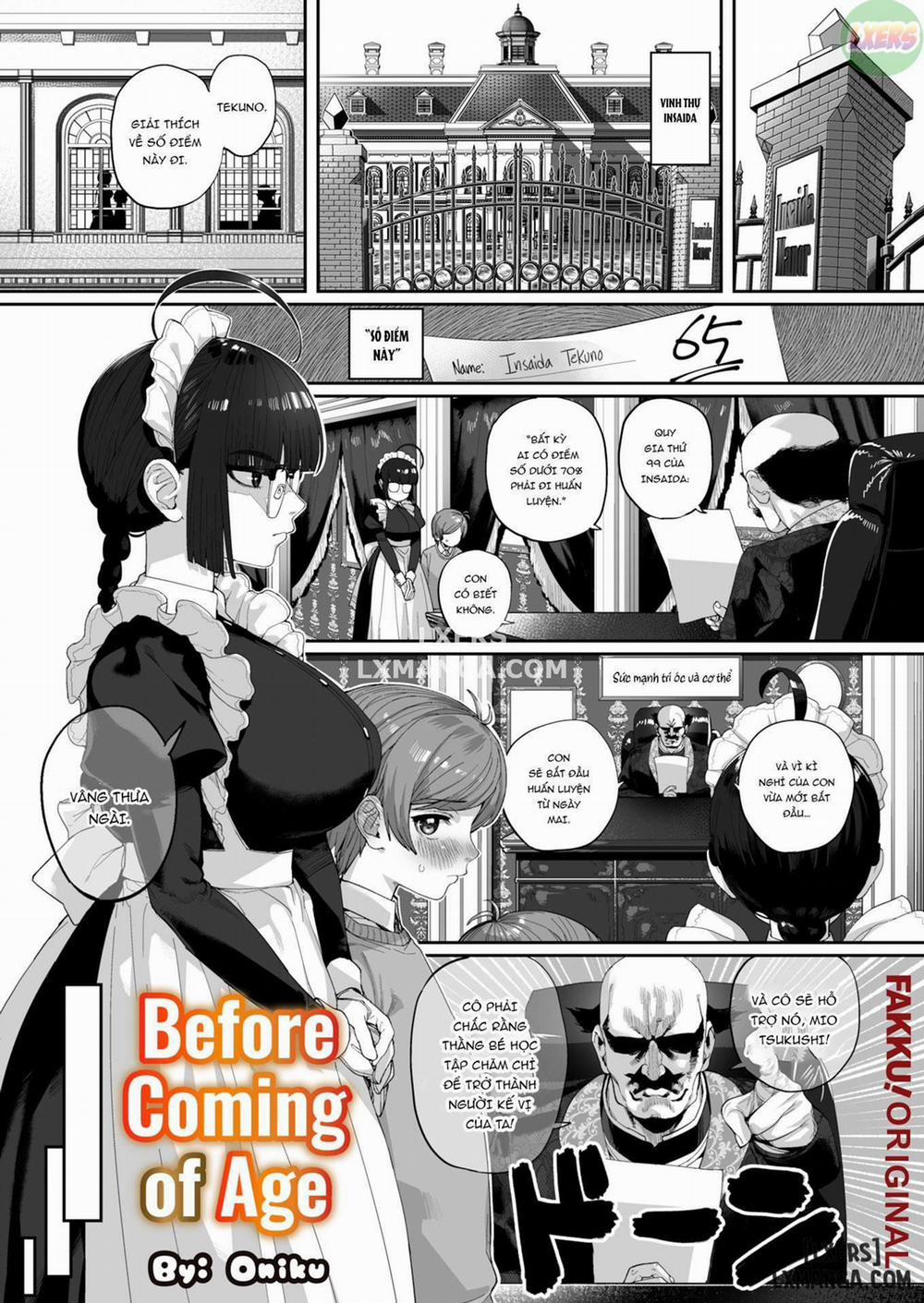 Before Coming of Age Oneshot trang 0