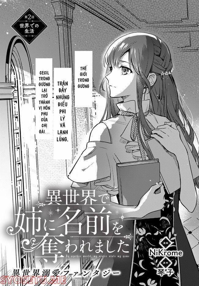 Bị Chị Gái Cướp Mất Tên Gọi Ở Thế Giới Khác 2.1 trang 1