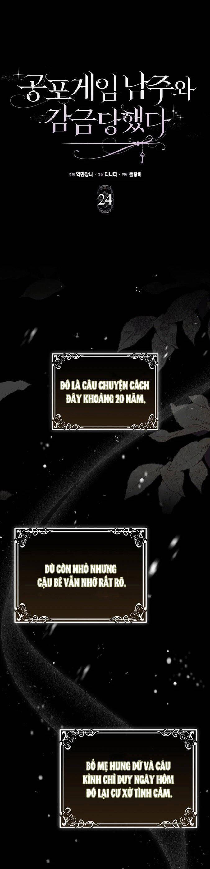 Bị Giam Cầm Với Nam Chính Trong Trò Chơi Kinh Dị 24 trang 0