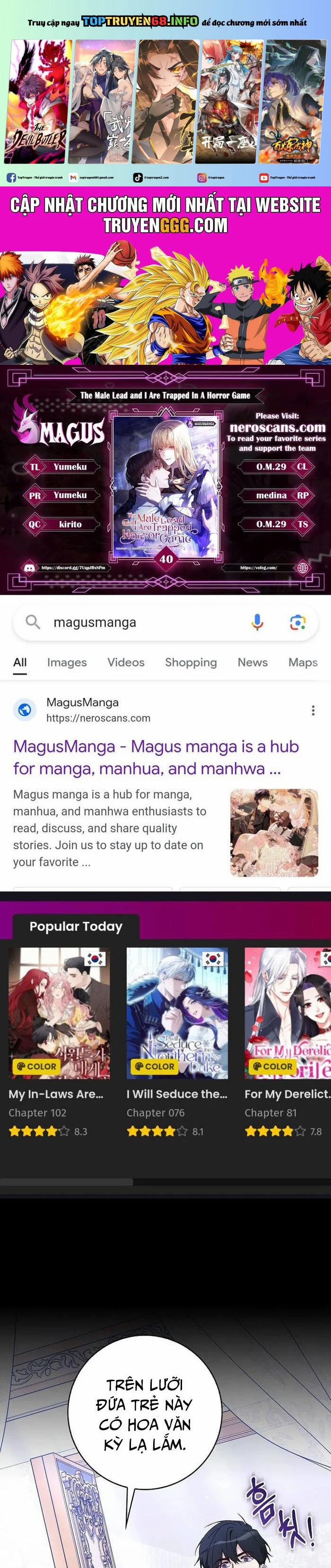 Bị Giam Cầm Với Nam Chính Trong Trò Chơi Kinh Dị 40 trang 0