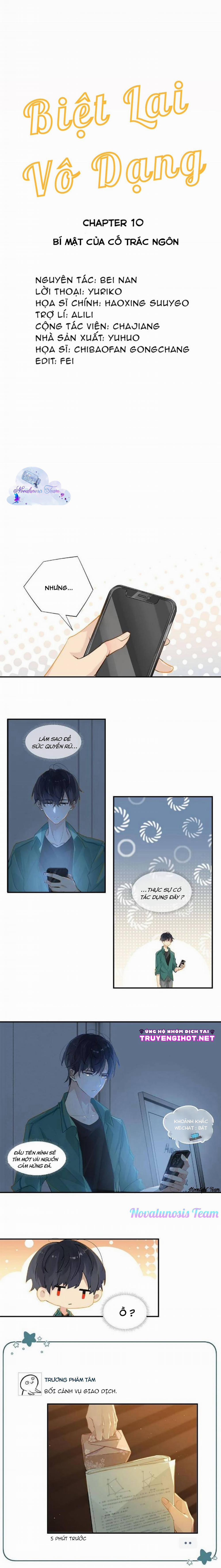 Biệt Lai Vô Dạng 10 trang 1