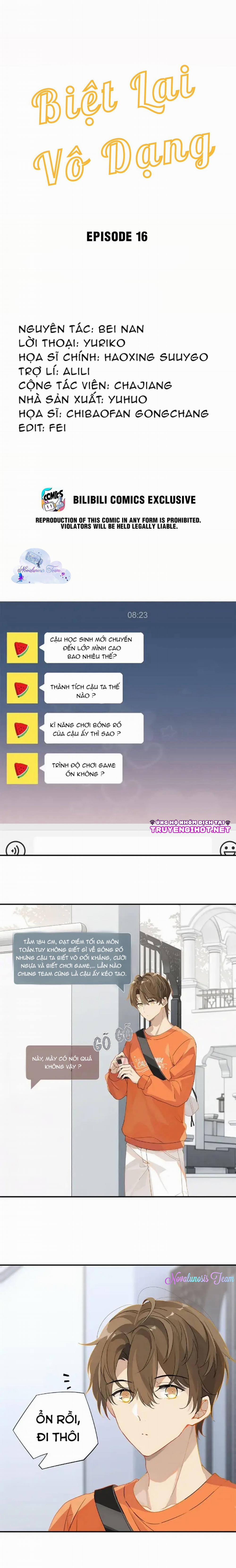 Biệt Lai Vô Dạng 16 trang 1