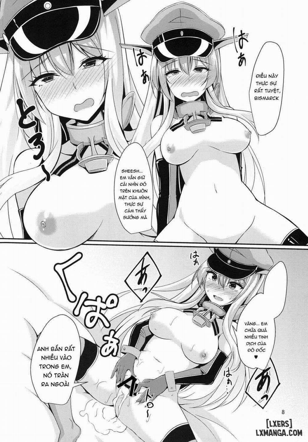 Bismarck wa Teitoku ni Taberareru Oneshot trang 9