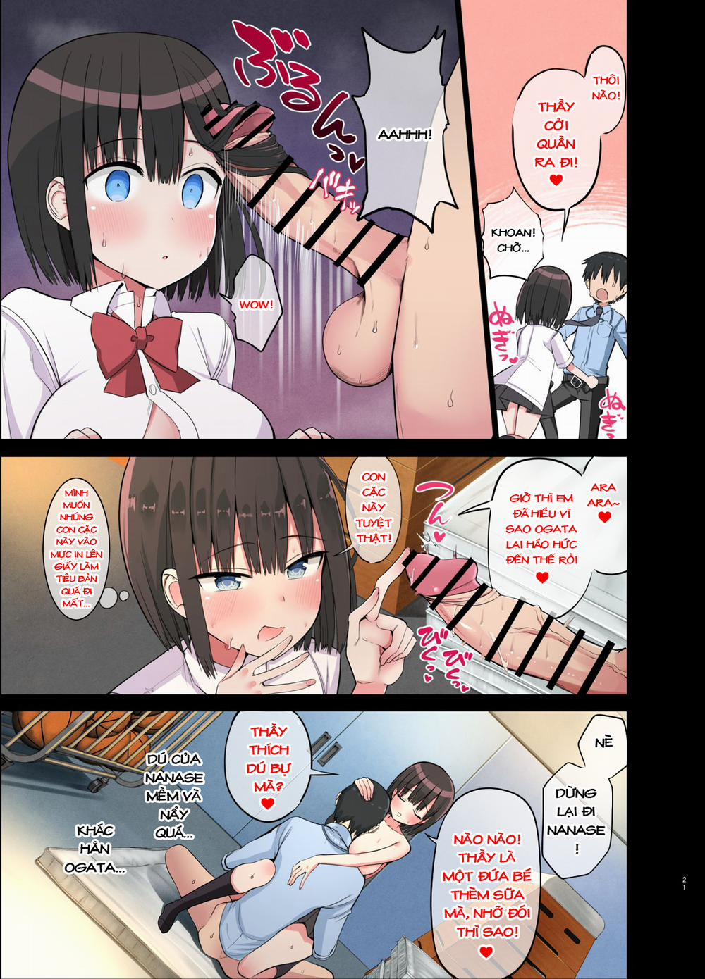 Bitch Gal! Sensei no BIG Chinchin Daaisuki Day 2~ Con Phò Non Nanase Nứng Lồn Thèm Được Giáo Dục~ trang 3
