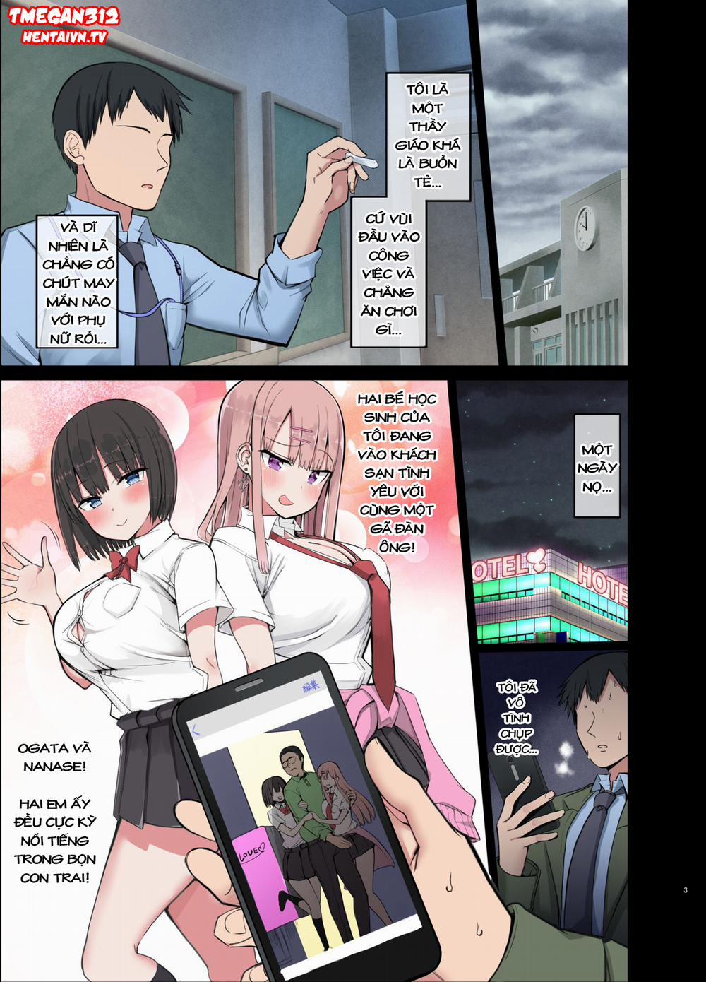 Bitch Gal! Sensei no BIG Chinchin Daaisuki Full 44 trang trang 3