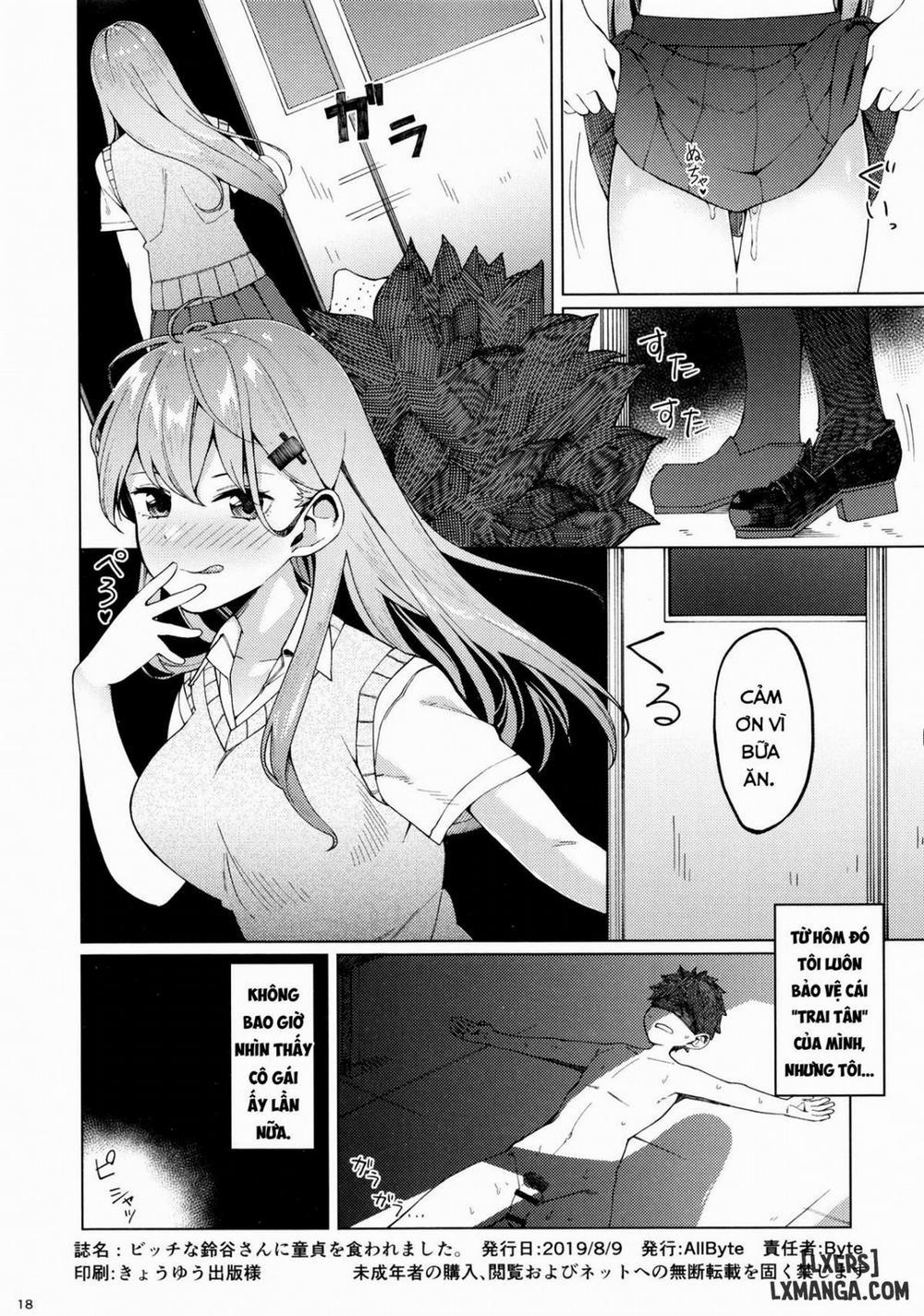 Bitch na Suzuya-san ni Doutei o Kuwaremashita Oneshot trang 16