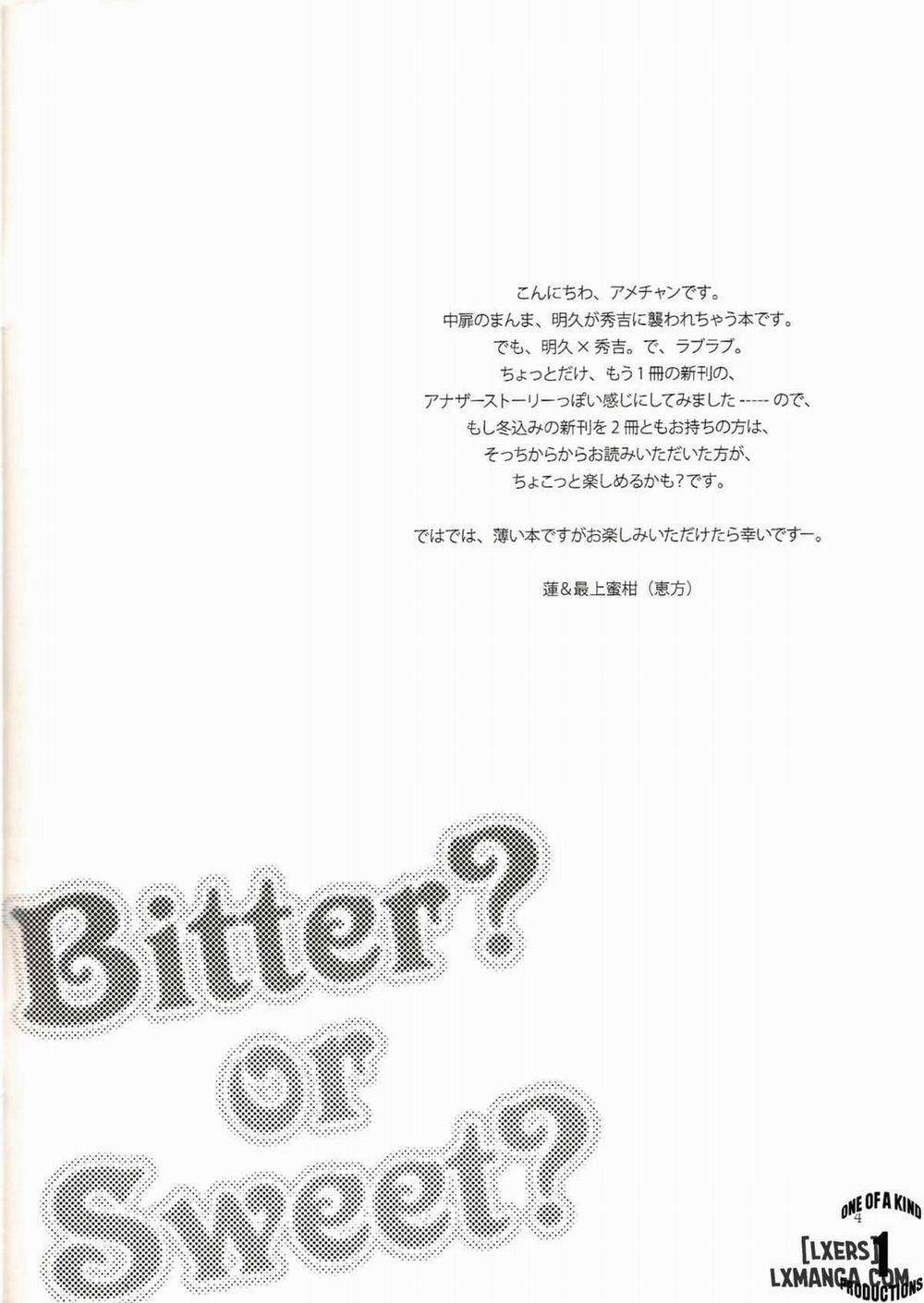 Bitter or Sweet Bakaero 6 Oneshot trang 2