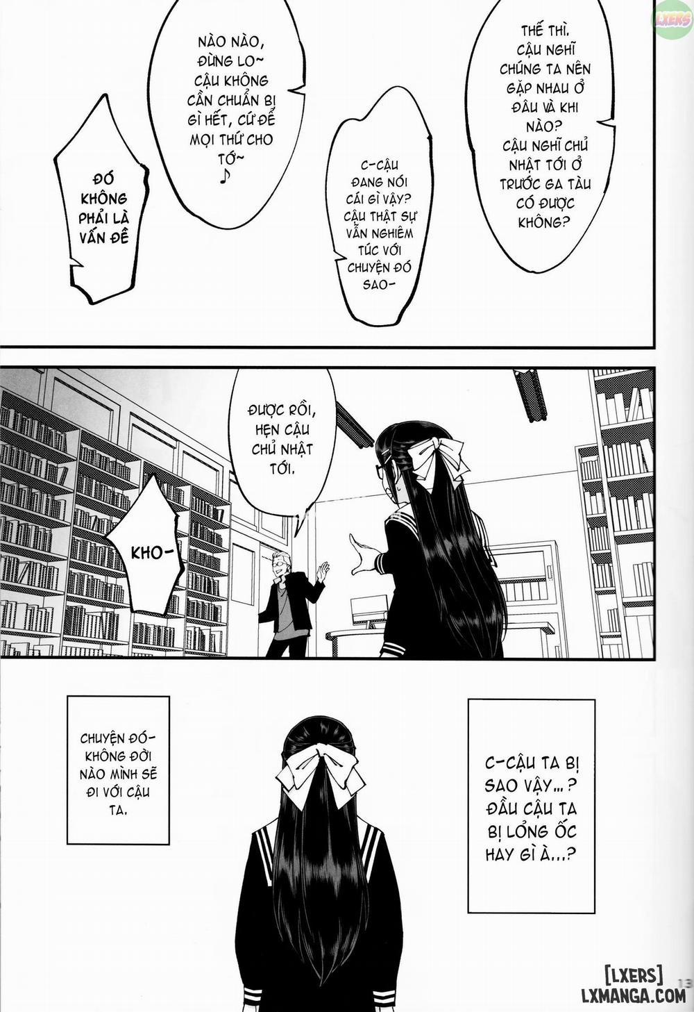 Boku ga Kataomoi Shiteita Bungaku Shoujo ga Keihaku na Oneshot trang 13