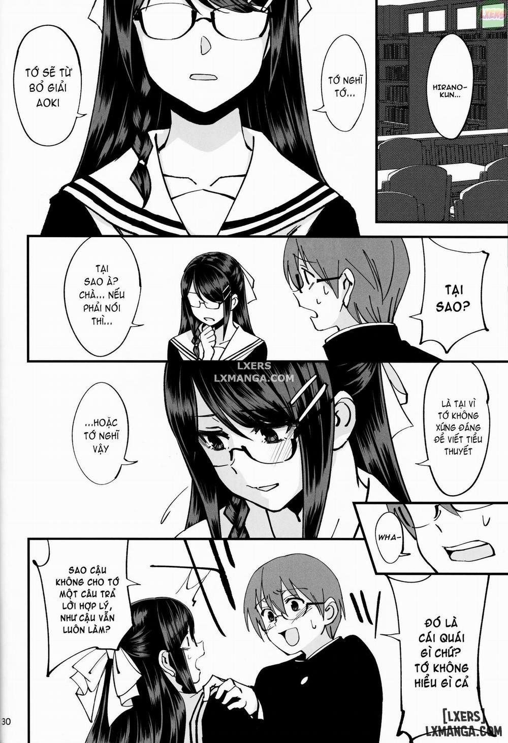 Boku ga Kataomoi Shiteita Bungaku Shoujo ga Keihaku na Oneshot trang 30