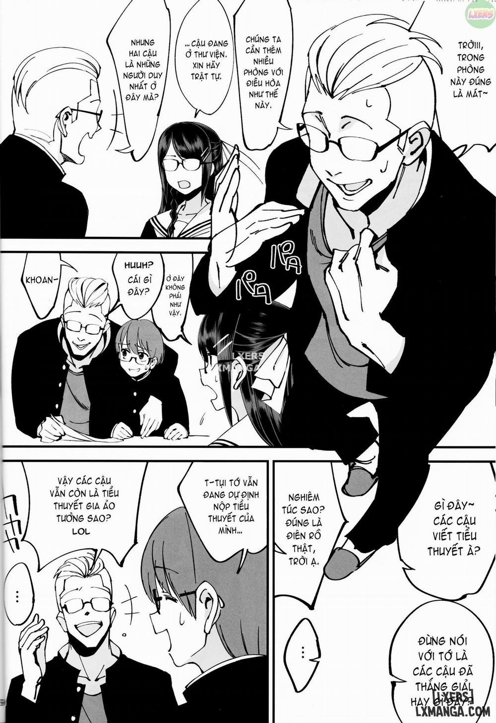 Boku ga Kataomoi Shiteita Bungaku Shoujo ga Keihaku na Oneshot trang 8