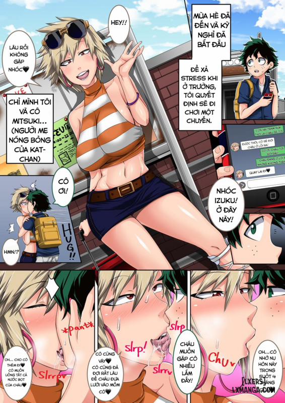 Boku no Harem Academia Bakugou Mama to no Natsuyasumi "Zenpen" Oneshot trang 1