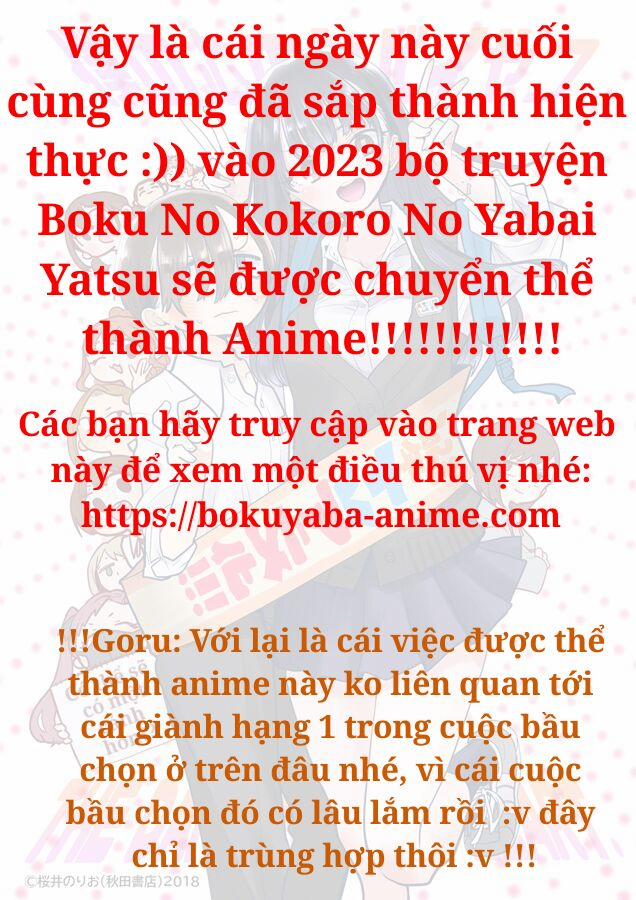 Boku No Kokoro Yabai Yatsu 0 Tôi không thể nhìn vào mắt cậu ấy trang 20