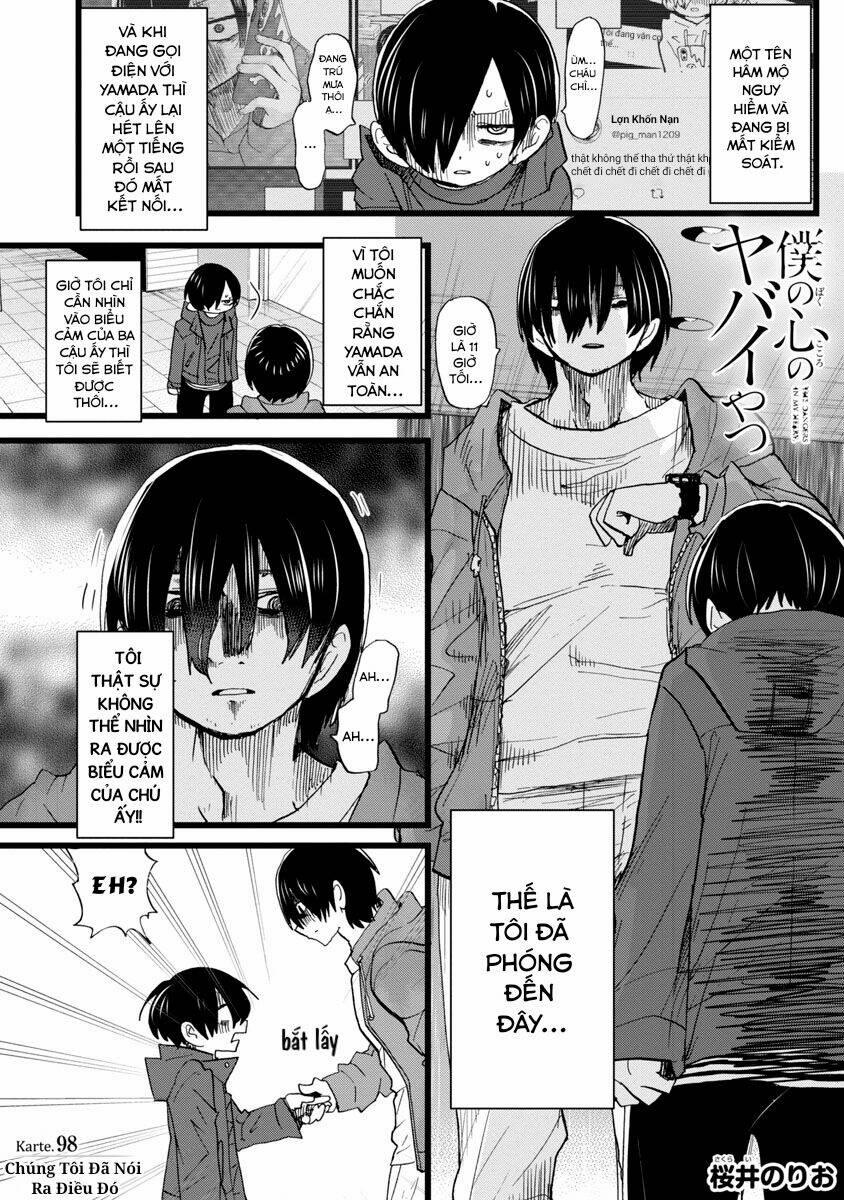 Boku No Kokoro Yabai Yatsu 98 trang 1