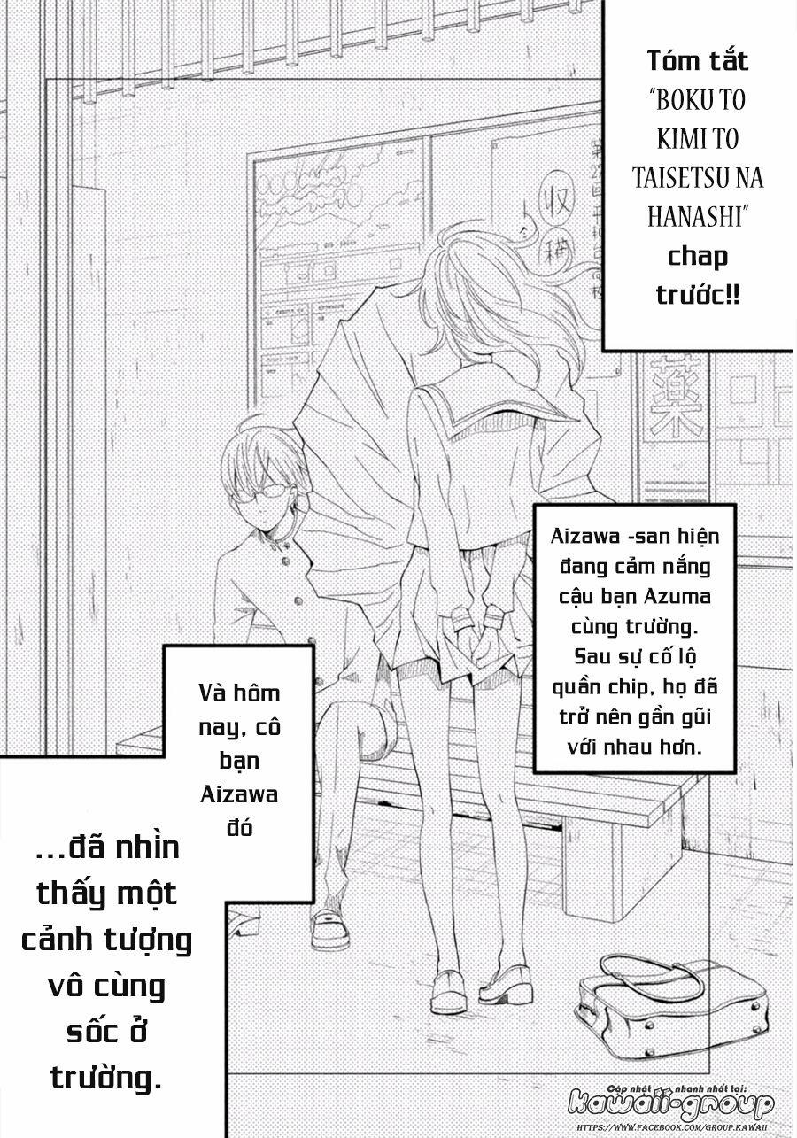 Boku To Kimi No Taisetsu Na Hanashi 3 trang 4