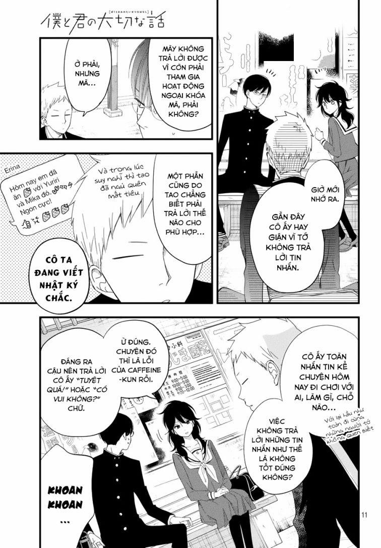 Boku To Kimi No Taisetsu Na Hanashi 4 trang 13