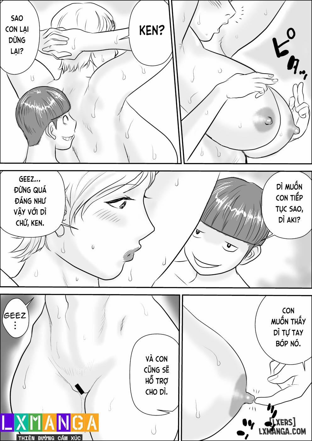 Boku to Oba-san no Amaama Natsuyasumi 2 Oneshot trang 8