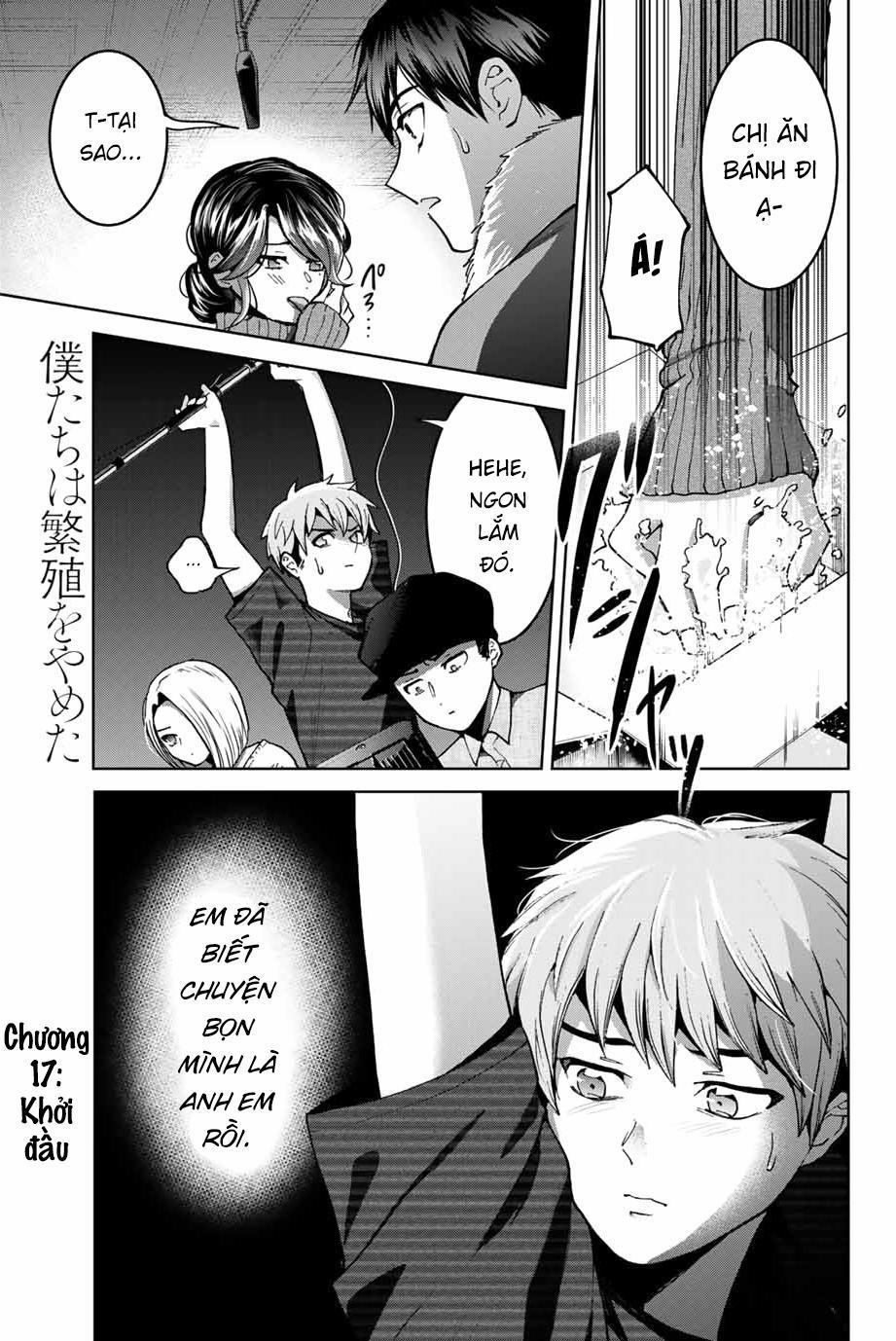 Bokutachi Wa Hanshoku Wo Yameta 17 trang 0