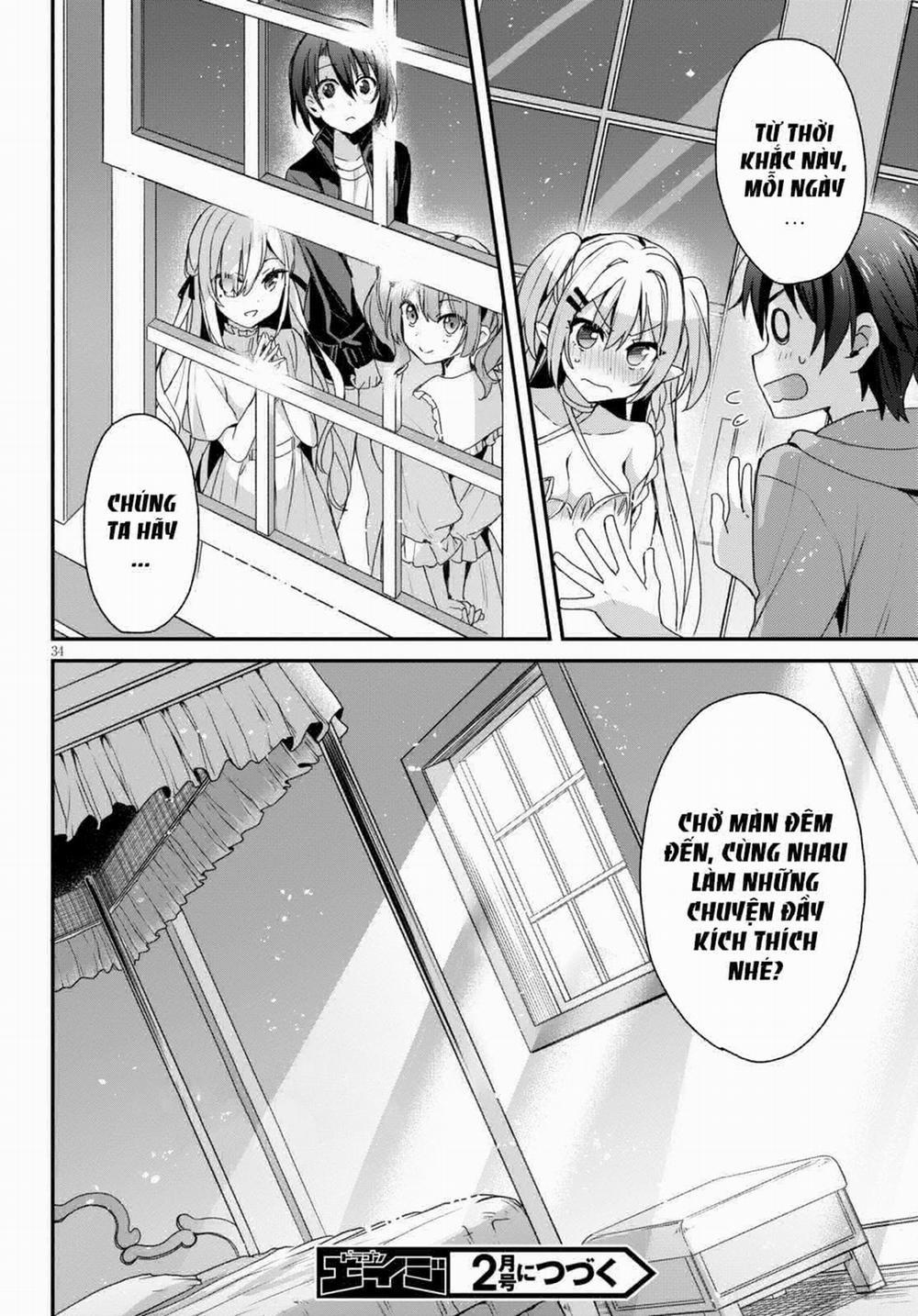 Bốn Chị Em Tộc Elf Chờ Đợi Màn Đêm Buông Xuống 4 trang 35