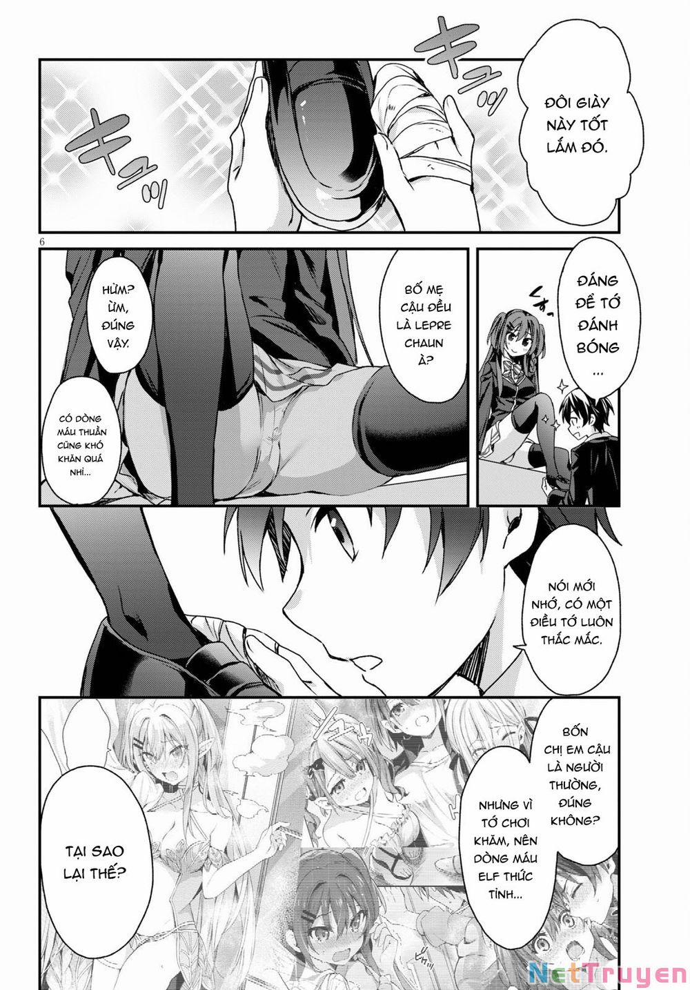 Bốn Chị Em Tộc Elf Chờ Đợi Màn Đêm Buông Xuống 5 trang 6