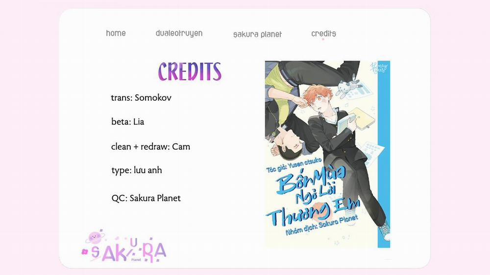 Bốn Mùa Ngỏ Lời Thương Em 1 trang 0