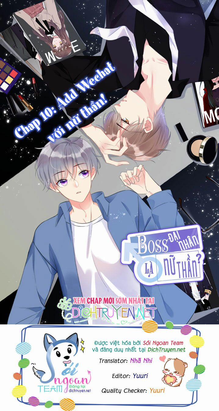 Boss Đại Nhân Là Nữ Thần? 10 trang 0