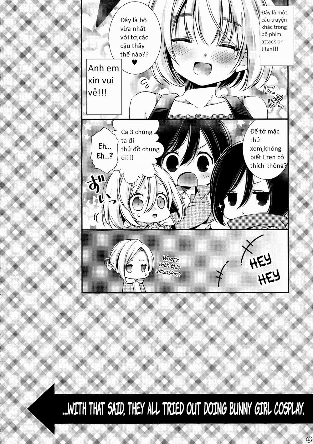 Bunny Girl no Mikasa to Eroi koto suru Hon (Shingeki No Kyojin) Oneshot trang 3