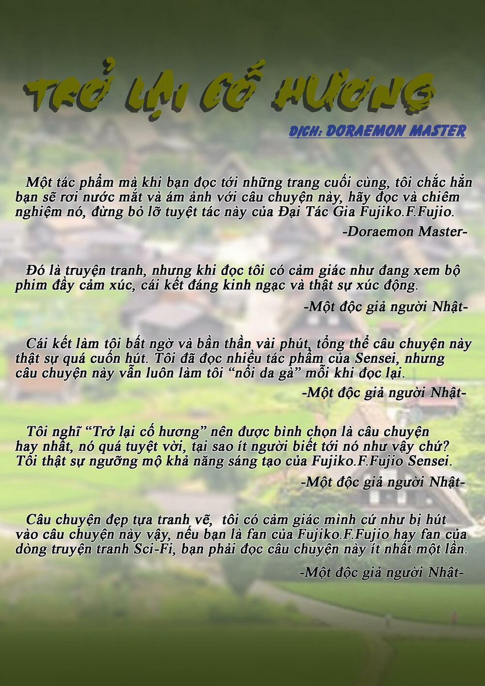 Các One-Shot Của Fujiko Fujio 24 trang 1