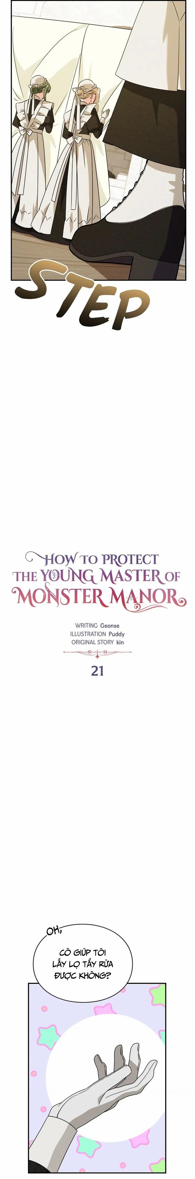 Cách Bảo Vệ Chủ Nhân Của Trang Viên Quái Vật 21 trang 1