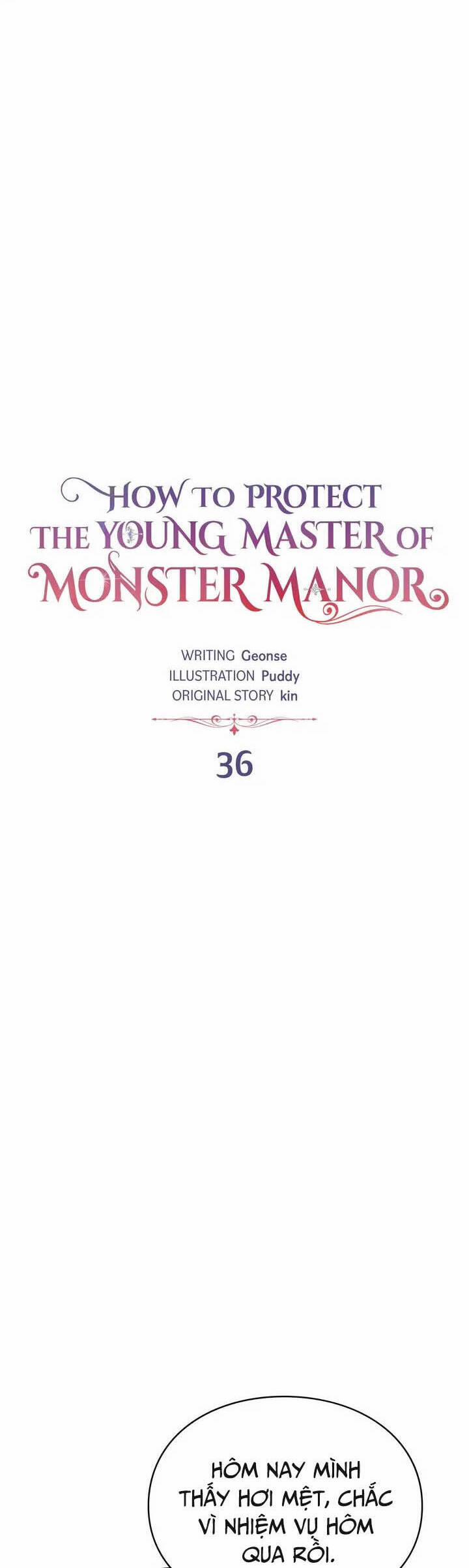 Cách Bảo Vệ Chủ Nhân Của Trang Viên Quái Vật 36 trang 7