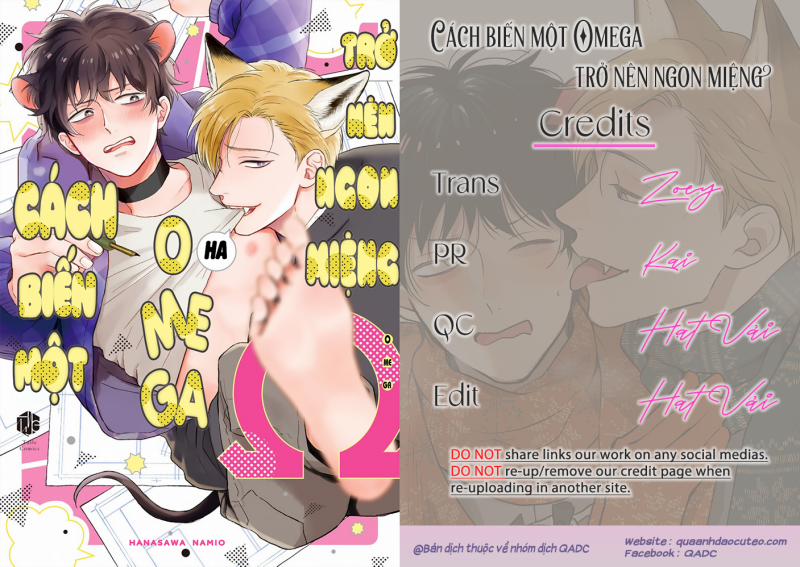 Cách Biến Một Omega Trở Nên Ngon Miệng 5 trang 0