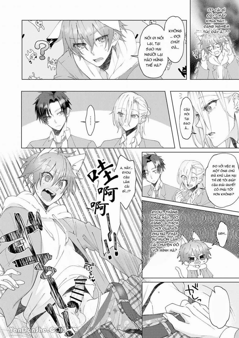 Cách Duy Nhất Để Chữa Bệnh Phát Tình Của Tôi Là Hứng Tinh Từ Hai Thằng Bạn Ư! 1.1 trang 11