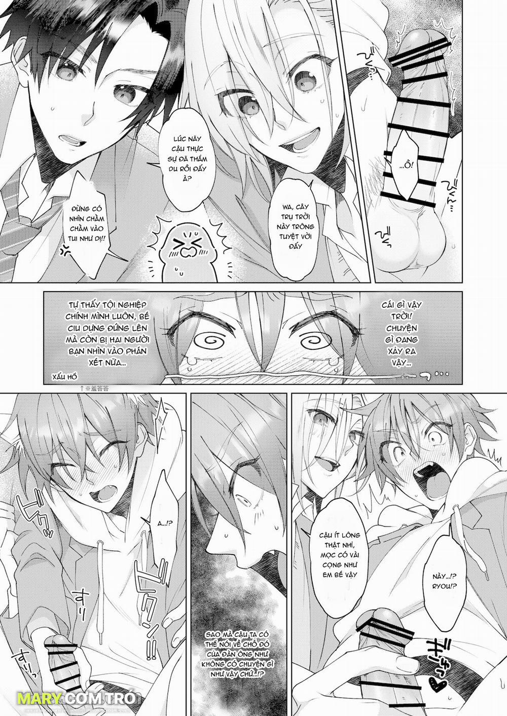 Cách Duy Nhất Để Chữa Bệnh Phát Tình Của Tôi Là Hứng Tinh Từ Hai Thằng Bạn Ư! 1.1 trang 12