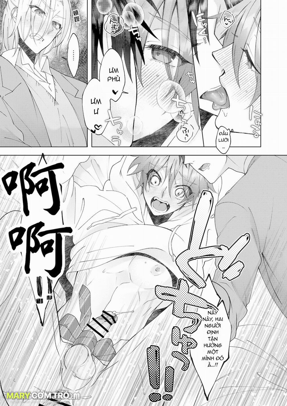 Cách Duy Nhất Để Chữa Bệnh Phát Tình Của Tôi Là Hứng Tinh Từ Hai Thằng Bạn Ư! 1.2 trang 9