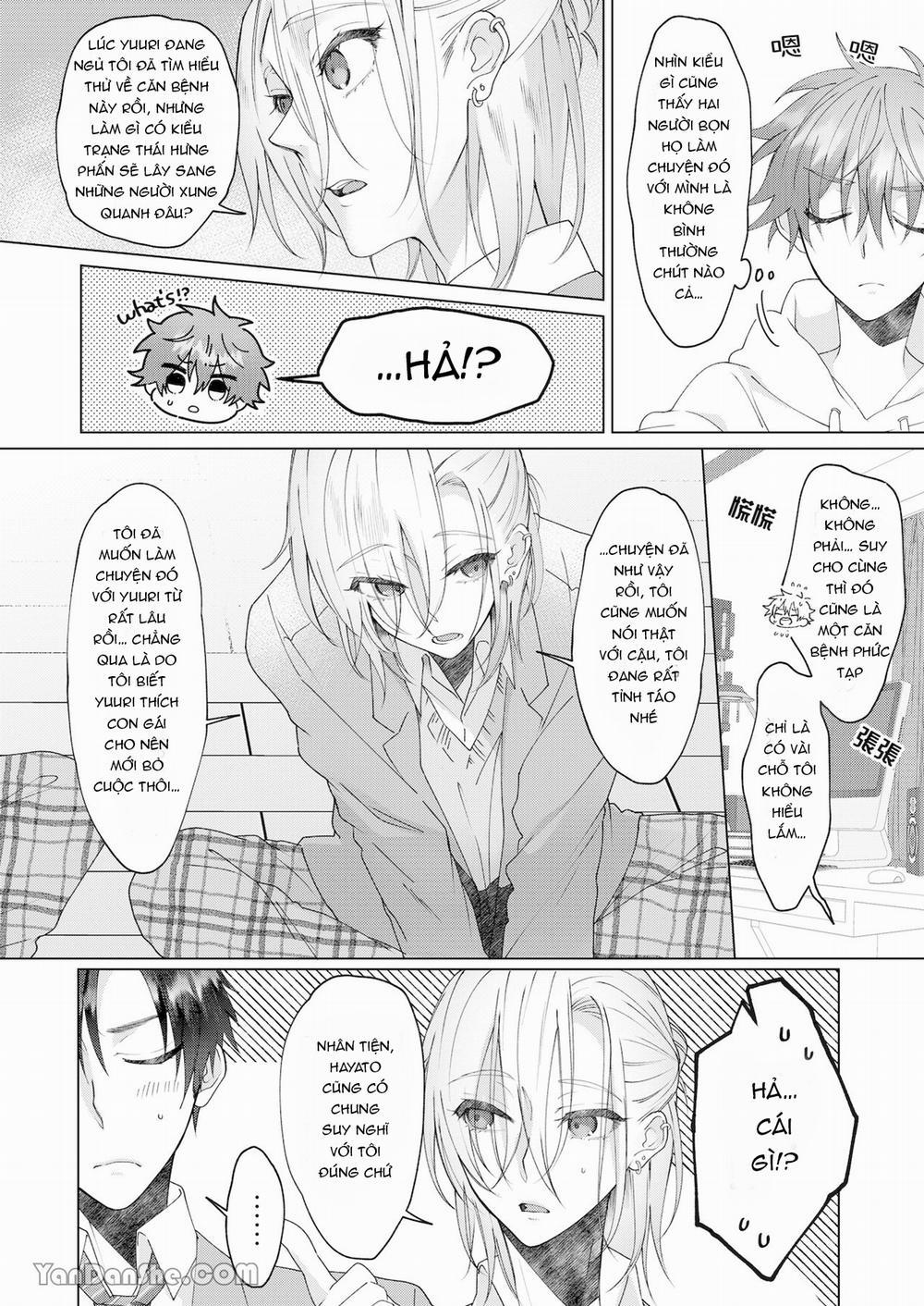 Cách Duy Nhất Để Chữa Bệnh Phát Tình Của Tôi Là Hứng Tinh Từ Hai Thằng Bạn Ư! 2.2 trang 10