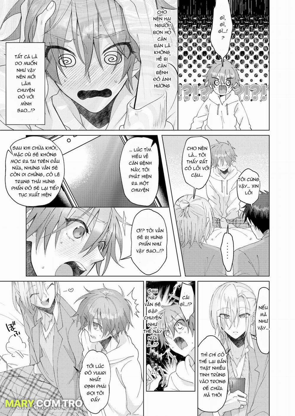 Cách Duy Nhất Để Chữa Bệnh Phát Tình Của Tôi Là Hứng Tinh Từ Hai Thằng Bạn Ư! 2.2 trang 11