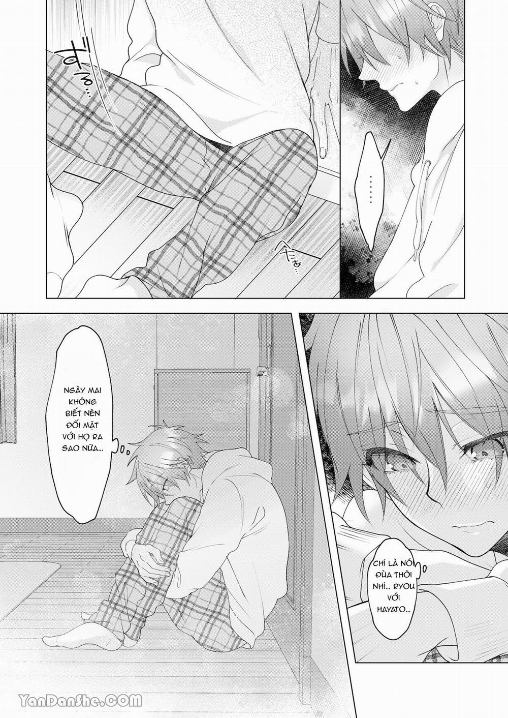 Cách Duy Nhất Để Chữa Bệnh Phát Tình Của Tôi Là Hứng Tinh Từ Hai Thằng Bạn Ư! 2.2 trang 14