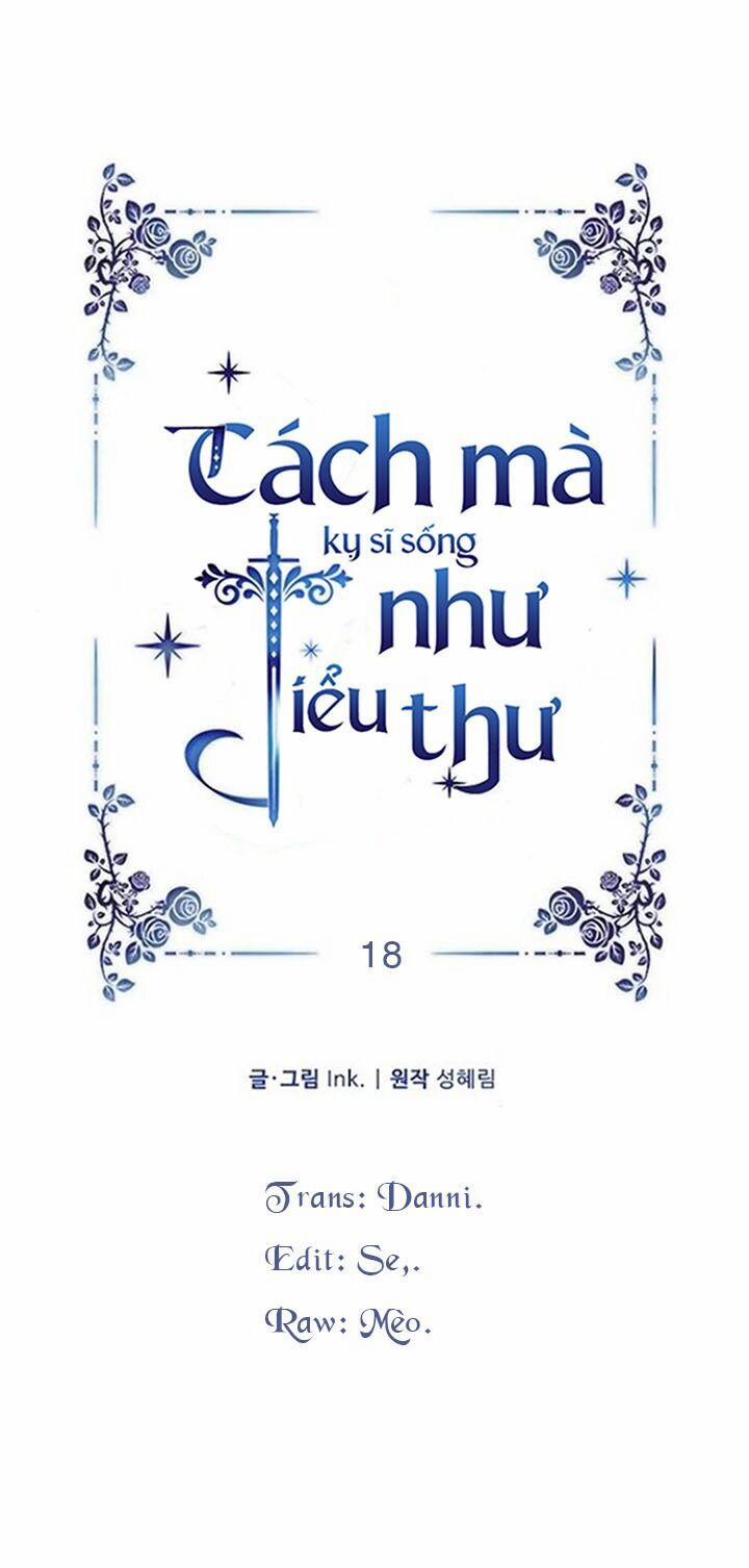 Cách Mà Kỵ Sĩ Sống Như Tiểu Thư 18 trang 1