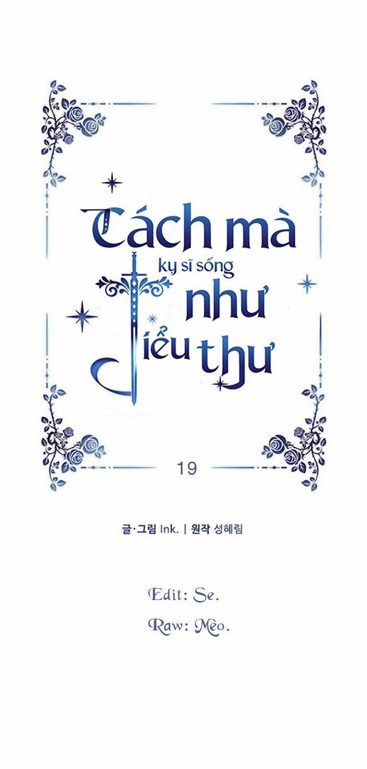 Cách Mà Kỵ Sĩ Sống Như Tiểu Thư 19 trang 1